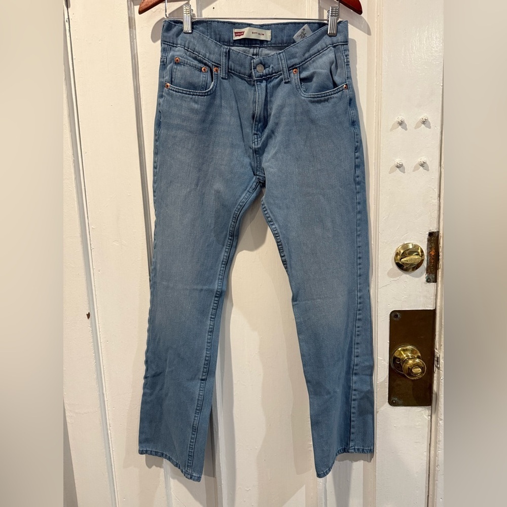 Levi's Men's Skinny Jeans in Light Blue